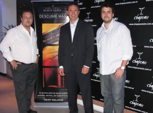 Adrian Polcaro (Co-Fundador CG), Juan Carlos Baucher (Brand Ambassador de JW), Fernando Manuel Bayley (Co-Fundador CG)